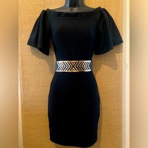 Stunning black off the shoulder dress!